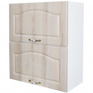 Corp superior 60 cu 2 usi orizontale Zebra MDF sonoma mustata Corp superior 60 cu 2 usi orizontale Zebra MDF sonoma mustata
